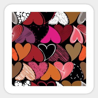 Valentines Day Pattern Sticker